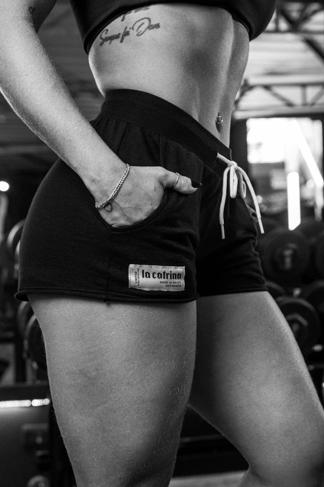 Shorts de moletinho Feminino