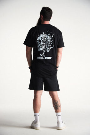 Camiseta Over Rose Skull